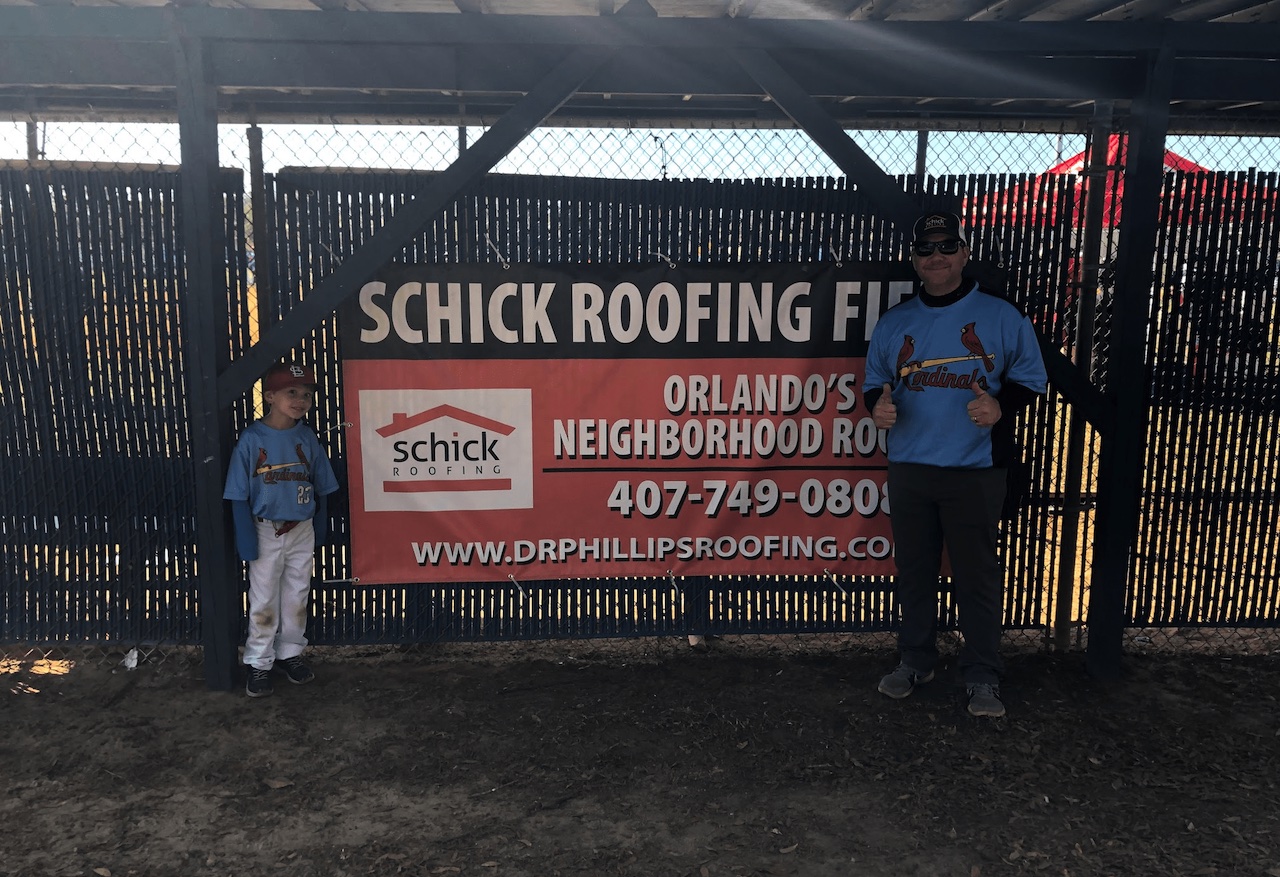 Schick Roofing supports the Dr. Phillips Little League